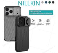 Nillkin para iPhone 18 Pro Max/17 Pro Max, carcasa rígida de TPU+PC, funda CamShield Pro con cubierta deslizante para la lente, carcasa para teléfono. Golden