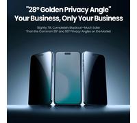 Nillkin para iPhone 18 Pro Max / 18 Pro Protector de Pantalla de Vidrio Templado con Cobertura Total y Caja Antipolvo Privacy Glass