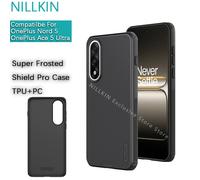 Nillkin para OnePlus 13R/Nord 5/OnePlus Ace 5 Ultra/Ace 5 pro Super Frosted Shield Pro funda dura resistente a golpes carcasa de teléfono Black
