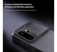 Nillkin para Oneplus 15R funda CamShield Pro protección deslizante de cámara para One Plus 15R lente de privacidad 360 cubierta protectora trasera CamShield Black