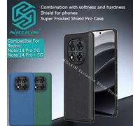 Nillkin para Redmi Note 14 Pro Plus/Note 14 Pro +/Note 14 Pro 5G Super Frosted Shield Pro carcasa dura funda protectora de plástico para teléfono Blue