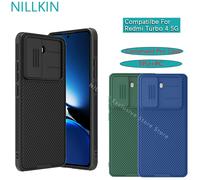 Nillkin para Redmi Turbo 4 5G CamShield Pro cámara ventana corredera protectora airbag funda protectora para teléfono Blue
