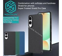 Nillkin para Samsung Galaxy S25 Edge funda Super Frosted Shield Pro funda de teléfono a prueba de golpes funda protectora TPU borde PC funda trasera Green- SAM S25 Edge