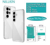 Nillkin para Samsung Galaxy S26 Ultra S26 Plus Nature TPU Pro funda transparente anticaída airbag funda protectora para teléfono White