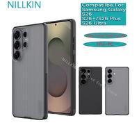 Nillkin para Samsung Galaxy S26 Ultra S26 Plus Super Frosted Shield Pro carcasa dura de plástico protectora airbag funda de teléfono Black