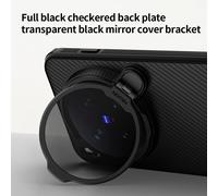 Funda Magnética Nillkin Camshield Prop Magsafe Adapt para VIVO X300 Pro / X300 5G con Protección de Lente de Cámara y Soporte, Cubierta Trasera 360 Cam Mag Black