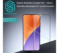 Nillkin para Xiaomi 15S Pro/Mi 15 14 Ultra/Mi 14 15 Pro película curva resistente a impactos película protectora de pantalla de plástico para teléfono 2 uds Impact Resistant