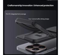 Nillkin para Xiaomi 15T Pro/Mi 15T 5G carcasa dura CamShield Pro funda transparente negra TPU + lente de PC ventana corredera carcasa de teléfono For Mi 15T Pro 5G