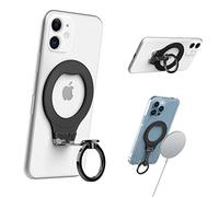 Nillkin Soporte Anillo Móvil Magnético Magsafe, Agarre Ajustable para Teléfono 360°, Compatible con iPhone 13 Pro max/12/12 Pro/12 Pro Max/12 Mini, Samsung Galaxy S22 Ultra/S22 Plus/S22/S21, Negro