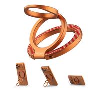 Nillkin Soporte de Anillo Magnético para MagSafe, Imán Magnético Doble Cara, Soporte Plegable MagSafe, Fibra de Aramida y Kevlar, Compatible con iPhone 17/16/15/14/13 Series y Magnética Fundas,Naranja