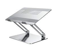 NILLKIN Soporte portátil, Ajustable Laptop Stand Aluminio Soporte ventilado para portátil para MacBook, Surface y Otras computadoras Elevador portatil de 11-17 Pulgadas-Plata