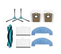 Nilnyvda Compatible con Midea S5+ Plus Conga 2299 Ultra Home X-Treme Genesis Piezas de aspiradora Rodillo Principal Cepillo Lateral Accesorios de Filtro Hepa(Set-1)