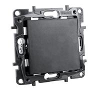 Niloe Step - Interruptor de escalera (10 AX, color negro)