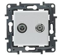 Niloé Step Pieza insertada para caja de antena Final (x 2, Aluminio)