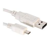 Nilox 1.8m USB 2.0 A - Micro USB 2.0 B M/M - Cable USB (1,8 m, USB A, Micro-USB B, 2.0, Male Connector/Male Connector, Blanco)