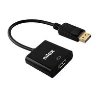 Nilox, Adaptador DisplayPort a HDMI 4K 60Hz, DP Macho a HDMI Hembra