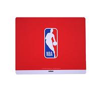 Nilox, Alfombrilla para ratón NBA Red, con Superficie antiestática y Antideslizante, Apta para Ratones ópticos y láser, Dimensiones 21 x 25,5 x 0,5 cm y Peso de 50 g