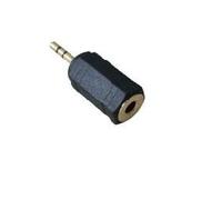 Nilox Audio F - 2.5mm M 2,5mm Negro - Adaptador para Cable (2.5mm, 2,5mm, Male Connector/Female Connector, Negro)