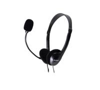 Auricular USB estéreo NILOX con micrófono para PC, computadora portátil, modo silencioso, compatible con llamadas de conferencia,