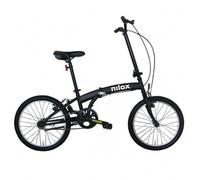 Nilox, Bike X0, Bicicleta Plegable Adulto, Fácil de Transportar, Diseño Moderno con Cuadro de Acero Opaco y Ruedas de Aluminio de 20'', Bicicleta Adulto Ligera de 12 kg