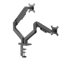 Nilox Brazo Articulado Doble Monitor 15"/32" Negro