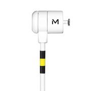 Nilox Cable antirrobo (Blanco, Llave, Acero, 2 Llaves, 1,8 m, 4 mm)