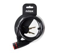 Candado Nilox NXPLCABLELOCK acero inoxidable 1,3 m negro seguridad bici y patinete