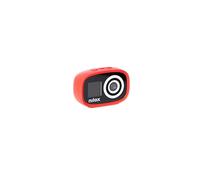 Nilox, Cámara de Acción Kidscam, Resolución 12Mp, Pantalla LCD 1.4", Resistente al Agua IP67 con Funda Protectora, Batería 700 mAh, Memoria SD hasta 32 GB, Roja
