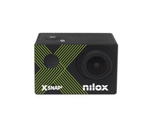 Nilox Cámara Deportiva Sumergible Snap2, Foto 16MP y Video 4K 30fps, Pantalla LCD 2'', Action Cam Impermeable hasta 30m, Batería 900 mAh, Conexión Wifi, Memoria SD hasta 128 GB