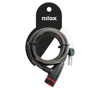 Nilox Candado NXPLCABLELOCK Acero Inoxidable 1.3m Para Bici Y Patín Eléctrico Negro