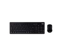 Nilox Combo Teclado + Ratón Inalámbricos Negro