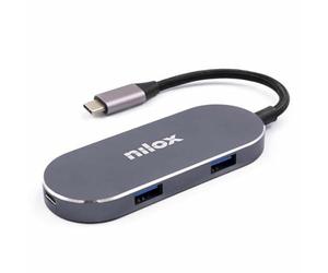 NILOX Dock Type C 3 USB 3.0, HDMI, USB C