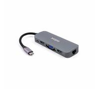 Nilox Estación de acoplamiento Tipo C – 3x USB 3.0, HDMI, VGA, USB-C, RJ45