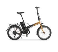 Nilox, Ebike J1 Pro, Bicicleta eléctrica Plegable, hasta 40 km de autonomía, Motor de 36 V/250 W y batería extraíble de 36 V-8 Ah, Neumáticos de 20" x 2,1", Caja de Cambios de 6 velocidades