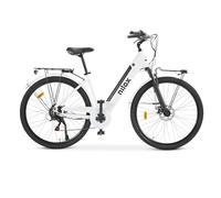 Bicicleta eléctrica Nilox NXEBJ7WH 250W 80km autonomía 13Ah Blanco LCD Shimano aluminio