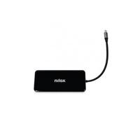 Nilox, Hub USB-C 12 en 1, Docking Station, Estructura Slim, Plug & Play