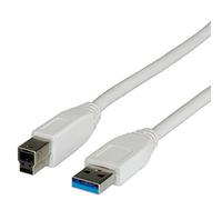 NILOX ITB ROS3002 cable USB A USB B Beige - Cables USB (1,8 m, USB A, USB B, 3.0 (3.1 Gen 1), Male connector/Male connector, Beige)