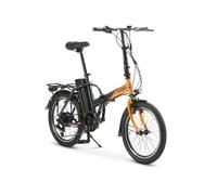 Nilox, Ebike J1 Pro, Bicicleta eléctrica Plegable, hasta 40 km de autonomía, Motor de 36 V/250 W y batería extraíble de 36 V-8 Ah, Neumáticos de 20" x 2,1", Caja de Cambios de 6 velocidades