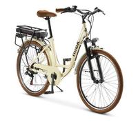 Nilox J5 Pro Bicicleta eléctrica Beige/Marrón 66 cm (26') 22 kg