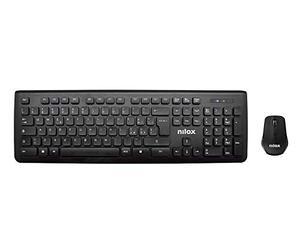 nilox kit cw30 keyb+mouse wireless black