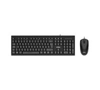 Nilox kit teclado+raton nxkme0011 usb negro