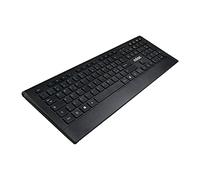 Nilox Kt40W - Teclado inalámbrico silencioso - disposición italiana Qwerty, negro