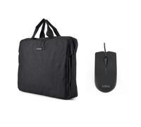 Nilox maletín para portátil 15,6" negro con ratón USB 1000 dpi