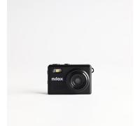 Nilox Mini Action CAM Llavero HD 720p, Filtros Vintage, Vídeo, Foto y Audio a 30 fps, Ultra Compacto, USB Tipo C, Diseño Retro, Viajes, Vlogs y Redes Sociales, Negro