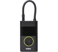 Nilox Mini Compresor De Aire Portátil Compresor De Bicicleta Auto Moto Negro