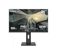 Nilox - MONITOR 24 IPS 120 HZ FHD pantalla para PC 61 cm (24") 1920 x 1080 Pixeles Full HD Negro
