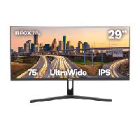 NILOX Monitor 29”, FHD, IPS UltraWide, 4ms, 75 Hz, HDMI y DP 29" LED IPS 2K HDMI Altavoces NXM29UW01
