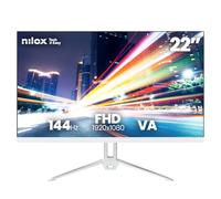 Nilox, Monitor PC 18,5'' HD, Panel TN 60Hz, 5 ms, HDMI y VGA | Formato 16:9, Soporte VESA, Cable HDMI Incluido, Ideal para Oficina, Estudio y Uso Diario