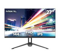 Nilox, Monitor PC 27'' Full HD, Panel IPS 120Hz, 4ms, HDMI y DP | Formato 16:9, Soporte VESA, Cable HDMI Incluido, Ideal para Oficina, Estudio y Gaming
