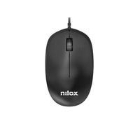 Nilox - MOUSB1012 ratón Oficina USB tipo A Óptico 1200 DPI